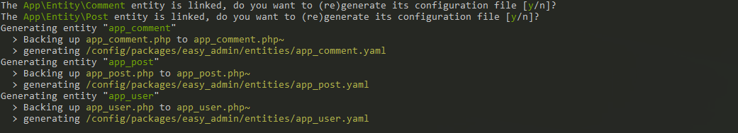 Generator entity
