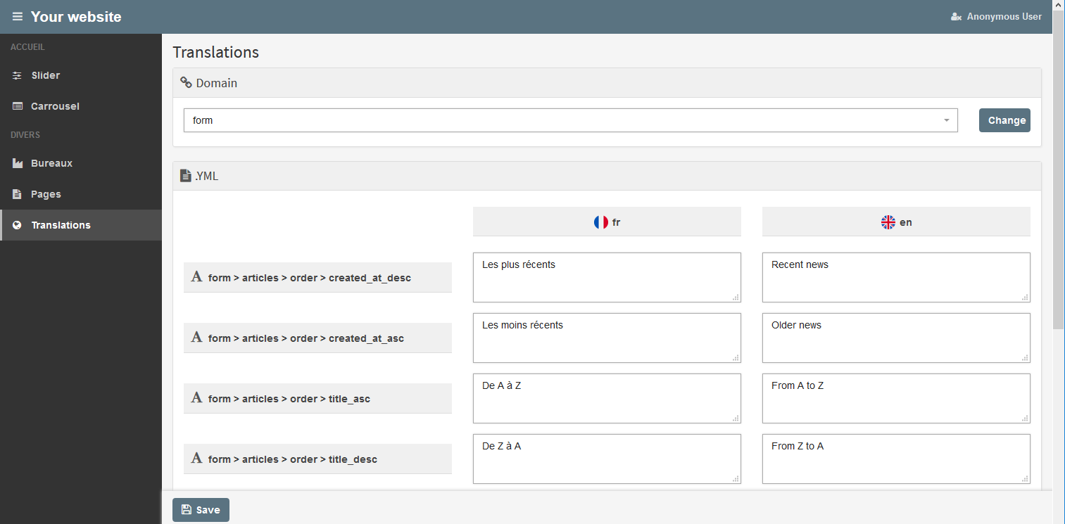 Translations Desktop